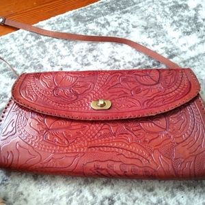 Hand tooled bag